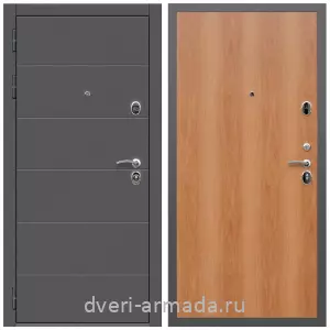 Двери оптом, Металлическая дверь входная Армада Роуд МДФ 10 мм / МДФ 6 мм ПЭ Миланский орех