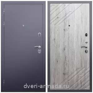 Темные входные двери, Дверь входная Армада Люкс Антик серебро / МДФ 16 мм ФЛ-143 Рустик натуральный