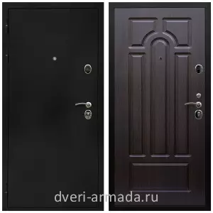 Двери оптом, Металлическая дверь входная Армада Престиж Черная шагрень / МДФ 6 мм ФЛ-58 Венге