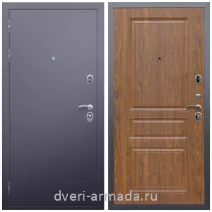 Темные входные двери, Дверь входная Армада Люкс Антик серебро / МДФ 16 мм ФЛ-243 Морёная береза
