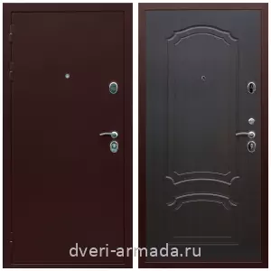 Двери со склада, Дверь входная элитная Армада Люкс Антик медь / МДФ 6 мм ФЛ-140 Венге утепленная парадная