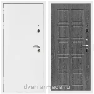 Двери со склада, Дверь входная Армада Оптима Белая шагрень / МДФ 10 мм ФЛ-38 Дуб Филадельфия графит
