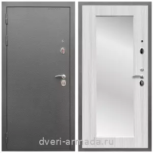 Двери со склада, Дверь входная Армада Оптима Антик серебро / МДФ 16 мм ФЛЗ-Пастораль, Сандал белый