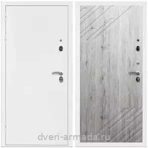 Двери со склада, Дверь входная Армада Оптима Белая шагрень / МДФ 16 мм ФЛ-143 Рустик натуральный