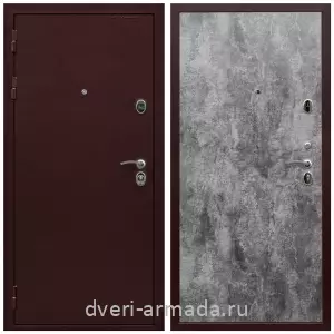 Двери оптом, Металлическая дверь входная Армада Престиж Антик медь / МДФ 6 мм ПЭ Цемент темный