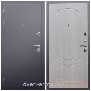 Двери со склада, Дверь входная Армада Люкс Антик серебро / МДФ 6 мм ФЛ-140 Дуб беленый с хорошей шумоизоляцией квартирная