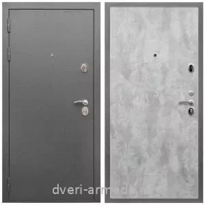 Двери со склада, Дверь входная Армада Оптима Антик серебро / МДФ 6 мм ПЭ Цемент светлый