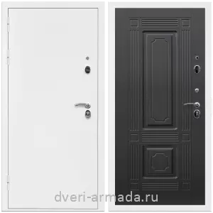 Двери со склада, Дверь входная Армада Оптима Белая шагрень / МДФ 16 мм ФЛ-2 Венге
