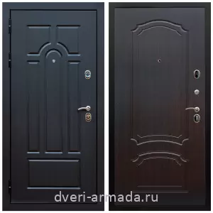 Двери оптом, Металлическая дверь входная Армада Эврика МДФ 10 мм ФЛ-58 / МДФ 6 мм ФЛ-140 Венге