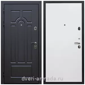 Двери оптом, Металлическая дверь входная Армада Эврика МДФ 10 мм ФЛ-58 Венге / МДФ 10 мм Гладкая белый матовый