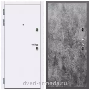 МДФ без фрезеровки, Дверь входная Армада Кварц МДФ 10 мм / МДФ 6 мм ПЭ Цемент темный