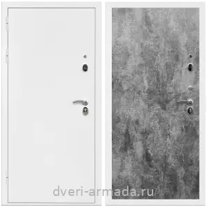 Двери со склада, Дверь входная Армада Оптима Белая шагрень / МДФ 6 мм ПЭ Цемент темный