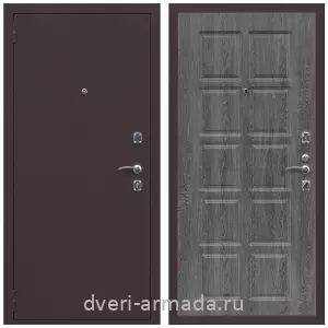 Входные двери Троя, Дверь входная Армада Комфорт Антик медь / МДФ 10 мм ФЛ-38 Дуб Филадельфия графит