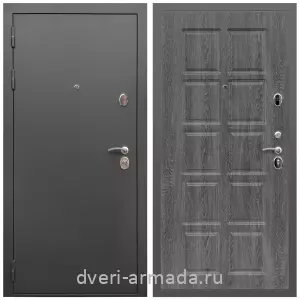 МДФ без фрезеровки, Дверь входная Армада Гарант / МДФ 10 мм ФЛ-38 Дуб Филадельфия графит