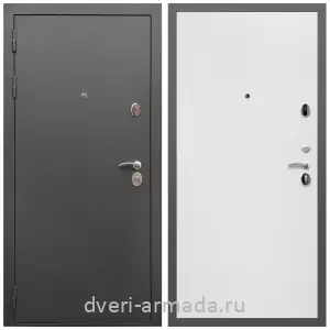 МДФ без фрезеровки, Дверь входная Армада Гарант / МДФ 10 мм Гладкая Белый матовый