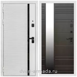 Входные двери 960 мм, Дверь входная Армада Каскад WHITE МДФ 10 мм / МДФ 16 мм ФЛЗ-Сити Венге