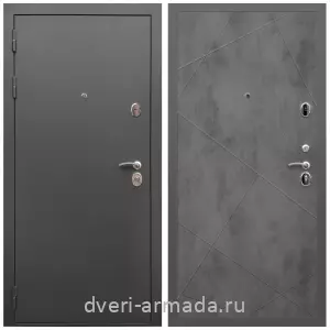 МДФ без фрезеровки, Дверь входная Армада Гарант / МДФ 10 мм ФЛ-291 Бетон темный
