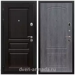 Двери оптом, Металлическая дверь входная Армада Премиум-Н МДФ 16 мм ФЛ-243 Венге / МДФ 6 мм ФЛ-138 Дуб Филадельфия графит