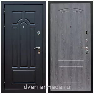 Двери оптом, Металлическая дверь входная Армада Эврика МДФ 10 мм ФЛ-58 Венге / МДФ 6 мм ФЛ-138 Дуб Филадельфия графит