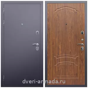 Двери со склада, Дверь входная металлическая утепленная Армада Люкс Антик серебро / МДФ 6 мм ФЛ-140 Морёная береза двухконтурная