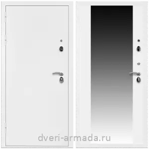 Двери со склада, Дверь входная Армада Оптима Белая шагрень / МДФ 16 мм СБ-16 Белый матовый