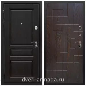Двери оптом, Металлическая дверь входная Армада Премиум-Н МДФ 16 мм ФЛ-243 Венге / МДФ 16 мм ФЛ-57 Дуб шоколад