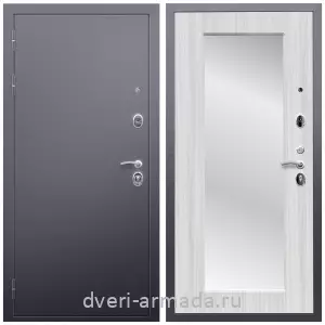 Входные двери лофт, Дверь входная Армада Люкс Антик серебро / МДФ 16 мм ФЛЗ-пастораль, Сандал белый с шумоизоляцией