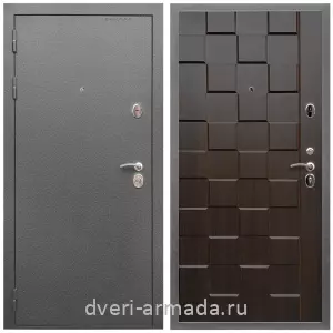 Двери со склада, Дверь входная Армада Оптима Антик серебро / МДФ 16 мм ОЛ-39 Эковенге