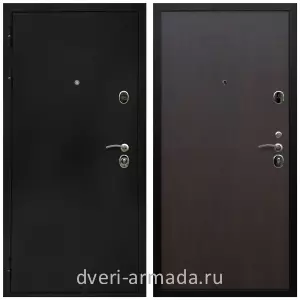 Двери оптом, Металлическая дверь входная Армада Престиж Черная шагрень / МДФ 6 мм ПЭ Венге