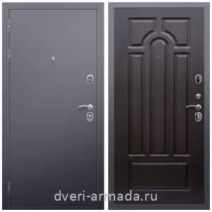 Темные входные двери, Дверь входная Армада Люкс Антик серебро / МДФ 16 мм ФЛ-58 Венге