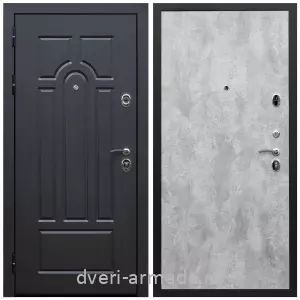Двери оптом, Металлическая дверь входная Армада Эврика МДФ 10 мм ФЛ-58 / МДФ 6 мм ПЭ Цемент светлый