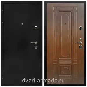 Двери оптом, Металлическая дверь входная Армада Престиж Черная шагрень / МДФ 6 мм ФЛ-2 Морёная берёза