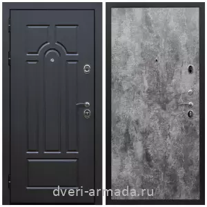МДФ без фрезеровки, Дверь входная Армада Эврика МДФ 10 мм ФЛ-58 / МДФ 6 мм ПЭ Цемент темный