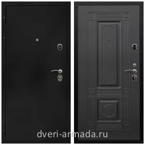 Двери оптом, Металлическая дверь входная Армада Престиж Черная шагрень / МДФ 6 мм ФЛ-2 Венге