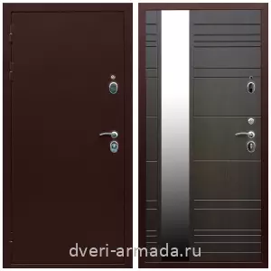 Двери оптом, Металлическая дверь входная Армада Люкс Антик медь / МДФ 16 мм ФЛЗ-Сити Венге для частного дома с теплоизоляцией