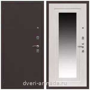 Двери со склада, Дверь входная Армада Комфорт Антик медь / МДФ 16 мм ФЛЗ-120 Дуб белёный